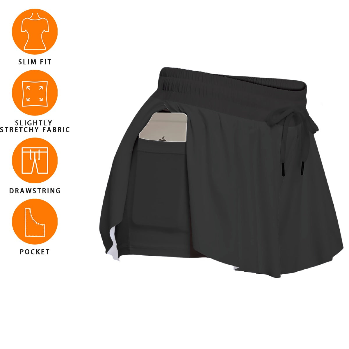 All-Over Print Women's Sport Skorts With Pocket