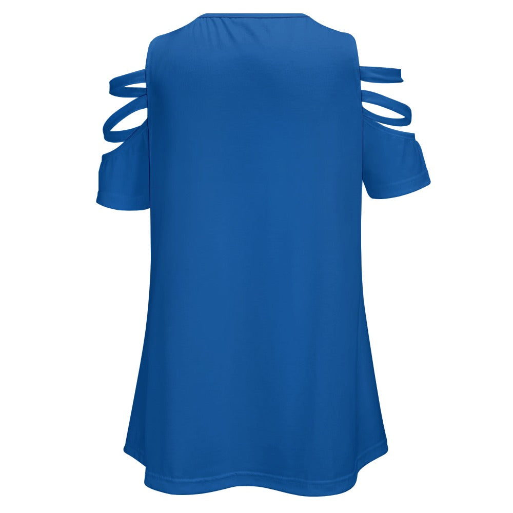 Ladies BE Zip Off Shoulder Top