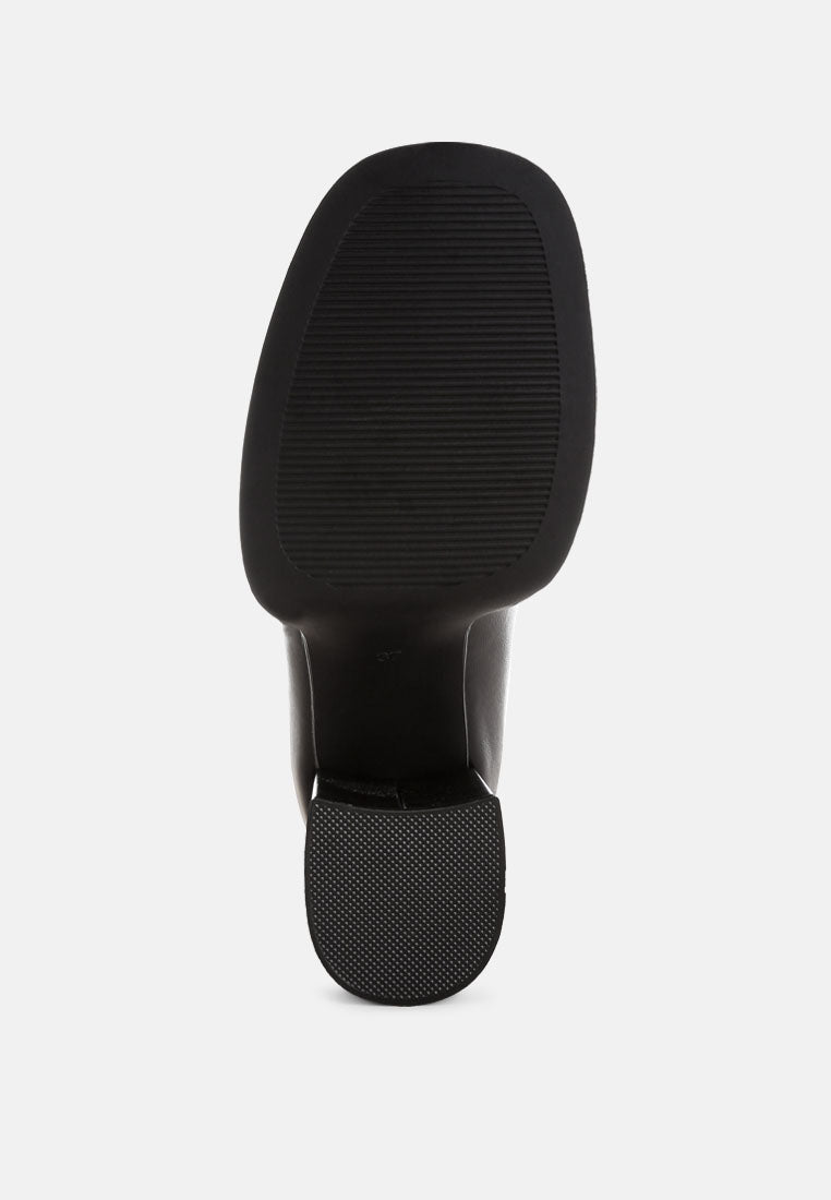 Oryana Chunky Platform Heel Loafers
